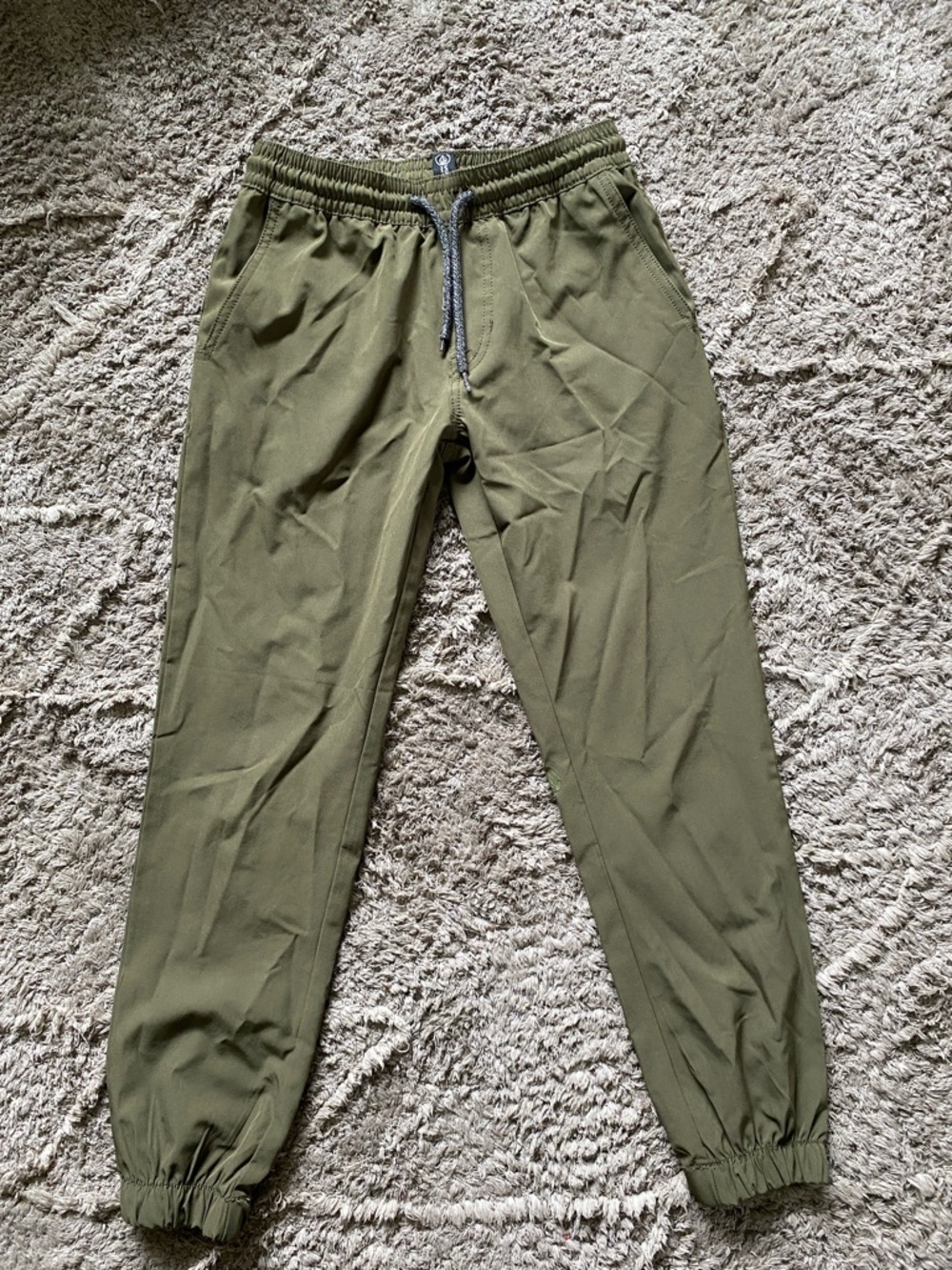 Volcom Olive Green Drawstring light pants